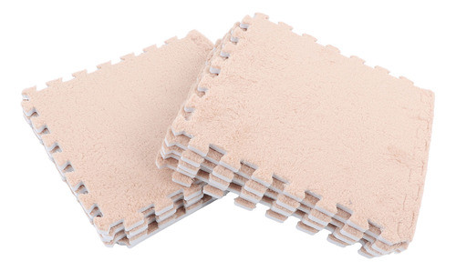 Tapete De Piso De Espuma De Pelúcia, 10 Peças De Junta Divid 0