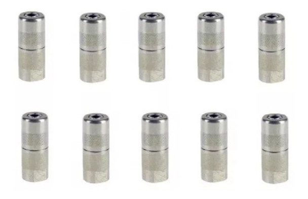 Kit Com 10 Bico Acoplador Graxa 1/8 4 Garras - 9129 - Bremen 0