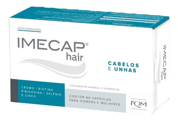 Imecap Hair Cabelos E Unhas Com 60 Cápsulas 0 Imecap Hair Cabelos E Unhas Com 60 Cápsulas 0
