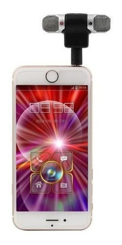 Novo Microfone Mini P/ Reportagem Smartphone Celular Externo 0