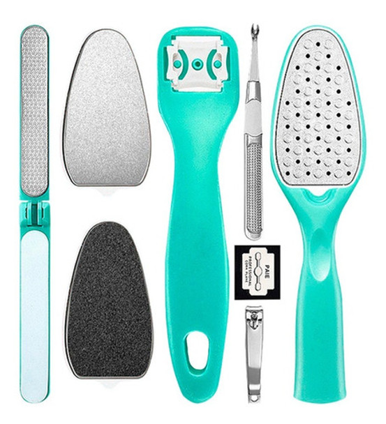 Kit Cuidado De Pies X 8 Piezas Remueve Durezas Pies Suaves 0