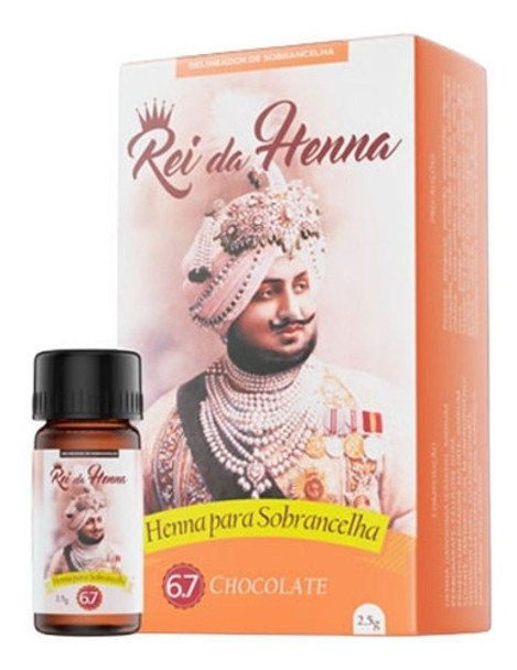 10 Un Henna Profissional Sobrancelha Chocolate - 2,5g 0
