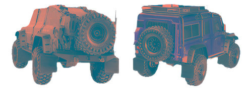 Usa Delantera Trasera Goma Mud Flaps Guardias Para Traxxas T 0