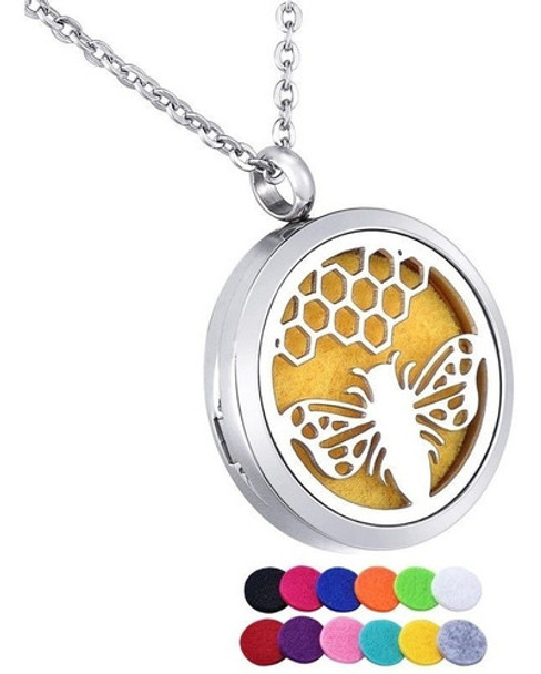 Acero Inoxidable Moda Colgante Collar Joyería Abeja Patrón A 0