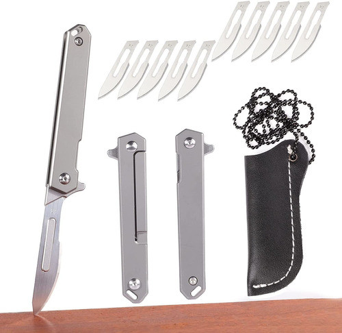 Cuchillo De Bolsillo Plegable Bisturi Tenchilon T31 0