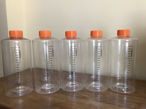 Lote 5 Frascos Para Reactivos Corning 0