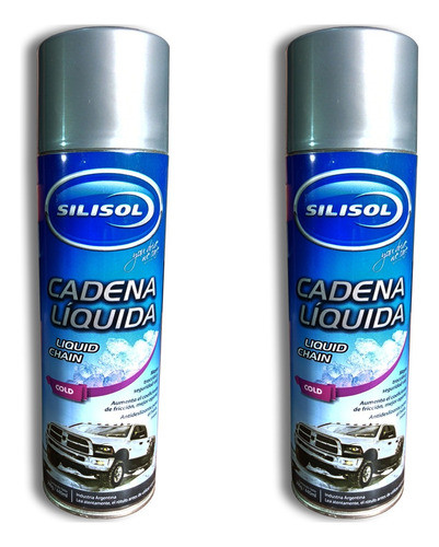 Pack X2 Cadena Liquida Nieve Hielo Antideslizante 440ml 2u 0