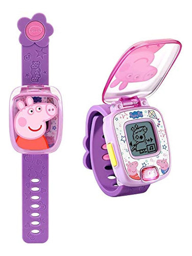 Reloj De Aprendizaje Vtech Peppa Pig, Morado 0