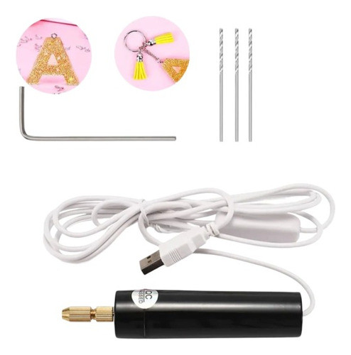 Taladro Para Resina Artesanias Agujereador  Usb - 0