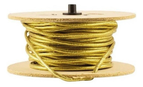 Cable Textil Decorativo Trefilight X Metro Dorado 0