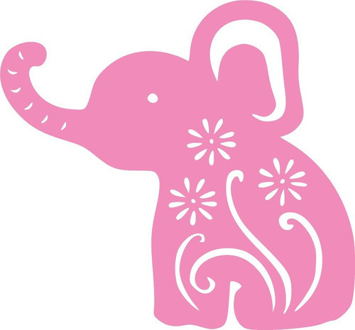 Vinilo Pegotin De Pared Elefante 0