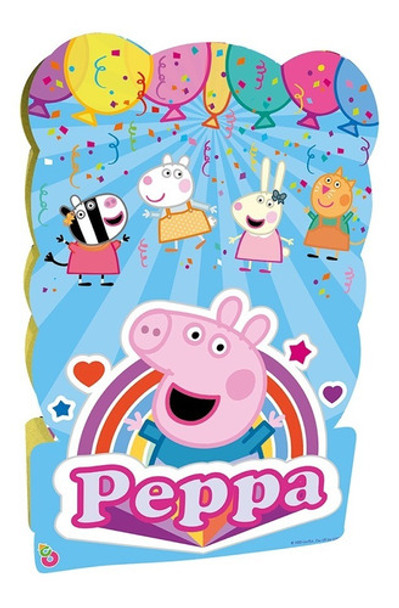 Piñata Cumpleaños  Peppa Producto Oficial Cotillon 0