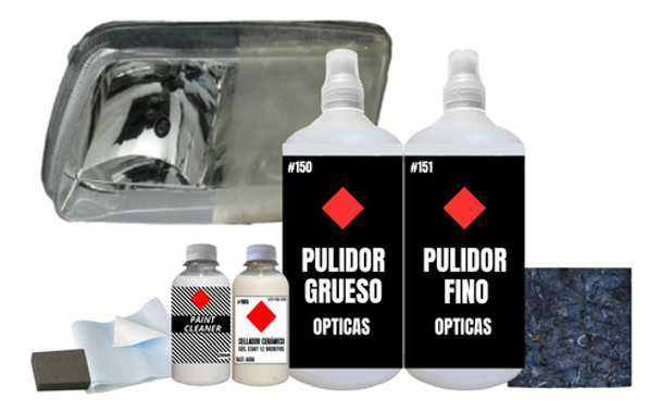 Kit Restauracion 300 Opticas Con Sellador Ceramico 12 Meses 0