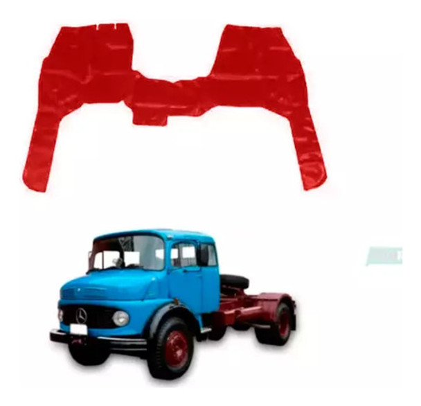 Tapete Vinil Vermelho Mb 1924 1929 Com Banco Carona 0