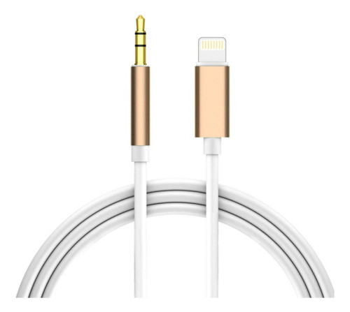 Cable Miniplug Macho Aux 3.5mm Compatible Con iPhone Audio 0