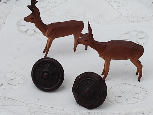 Par De Repuestos Audio Antiguas Perillas Baquelita 0