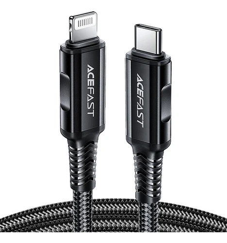 Cable Acordonado Usb-c A Lightning Acefast C4-01 0