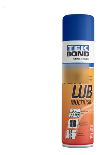 Óleo Desengripante Teklub Multiuso Spray 300ml Tekbond 0