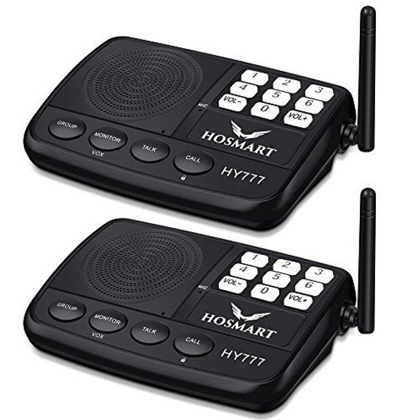 Sistema De Intercomunicación Inalámbrico Hosmart 1/2 Milla D 0