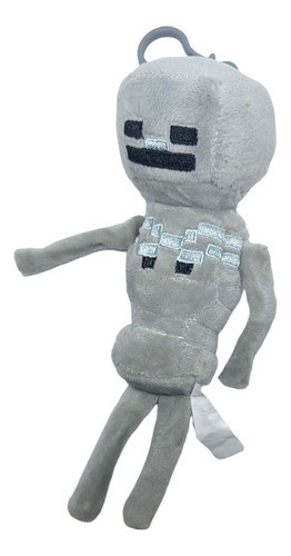 Esqueleto De Minecraft - Mini Peluche Llavero Clip Colgar 0