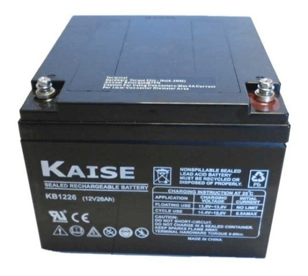 Bateria 12v 26ah Gel Ciclo Profundo, Vehiculos Electricos. 0