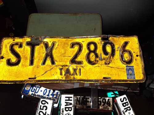 Matricula Taxi Montevideo No 2 Conf 0