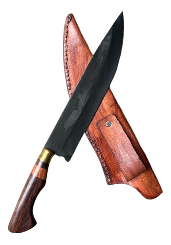 Kit Faca Picanheira 14'' 1075 Fosfatizada Com Bainha Cod302 0