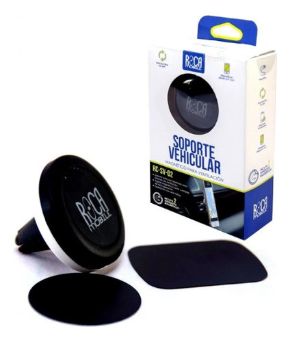 Soporte Auto Roca Magnético Ventilación 0