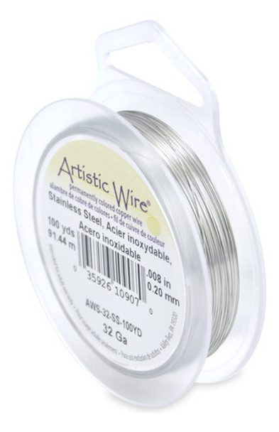 Alambre Acero Inoxidable Artisitco Calibre32 0.2mm 91m 0 Alambre Acero Inoxidable Artisitco Calibre32 0.2mm 91m 0