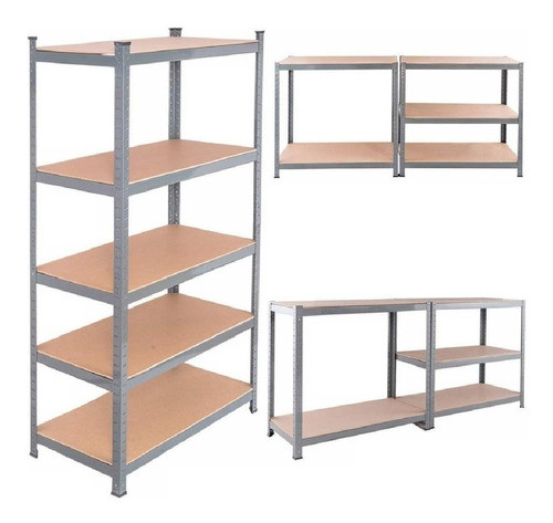 Estanteria Metalica Multiuso - Estantes En Mdf 0