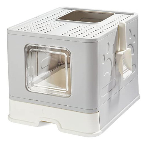 Suhaco - Caja Grande De Arena Para Gatos Con 0