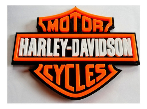Logo Harley Davidson 3d 0