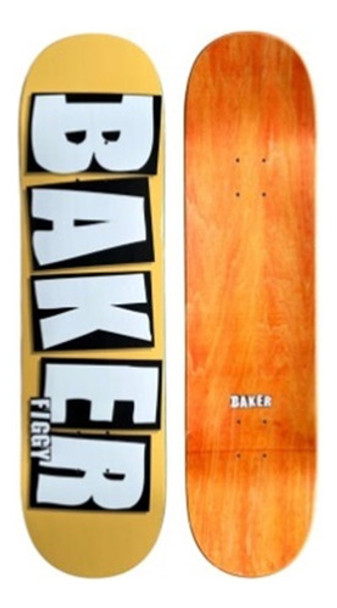 Shape Skate Maple Baker 8.5 Amarelo 0