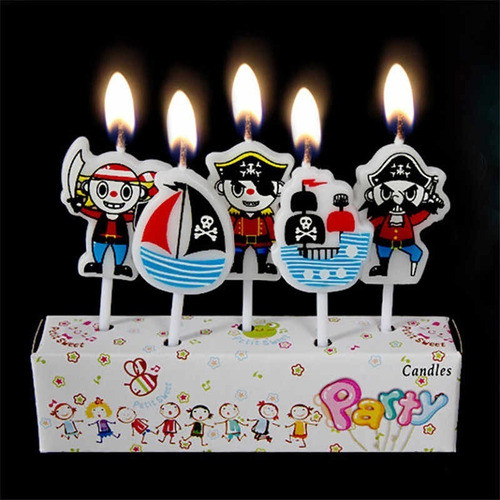 Velas Pirata X 6 U - Universo Mágico 0