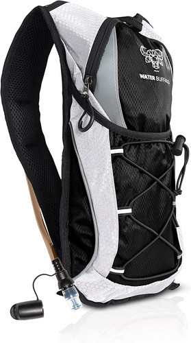 Mochila De Hidratacion Water Buffalo, 2 Lts/negra Y Blanca 0