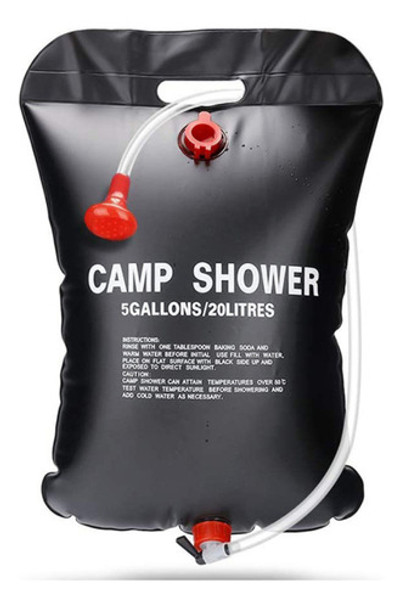 Ducha Chuveiro Portátil Solar Camping Pesca 20 Litros Banho 0