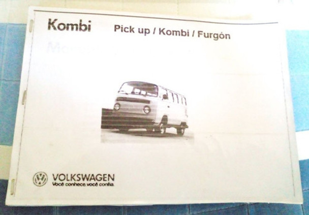 Manual De Usuario Propietario Volkswagen Kombi 90 0
