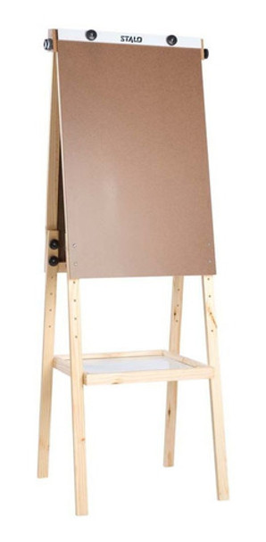 Cavalete Para Flip Chart Com Lousa Branca Stalo 2x1 09508 0