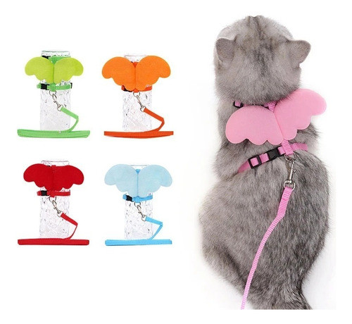 Correa Arnes Alas Para Gato 0