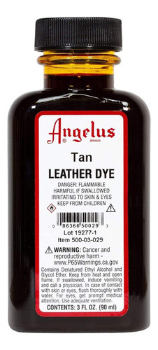 Tinte Para Cuero Angelus - Zapatos Bolsos Etc - Tan 0