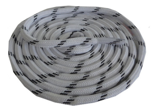 Par Cadarço Redondo Coturnos Botas Tênis 1,40cm Branco\preto 0