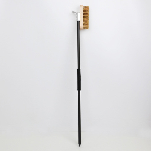 Escova De Limpeza Para Forno De Pizza Com Raspador De Alça D 0