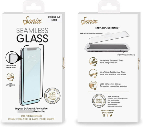 Protector Pantalla Vidrio Transparente Sonix Vidrio Templado 0