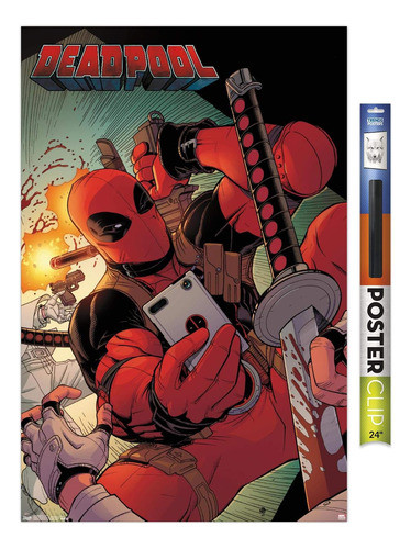 Trends International Poster Clip Marvel Comics Deadpool X 0