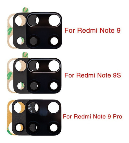 Lente Repuesto Vidrio Camara Xiaomi Note 9 Pro Cordoba 0