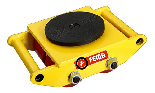 Patín De Carga Tortuga 6 Toneladas 4 Ruedas Fema 0