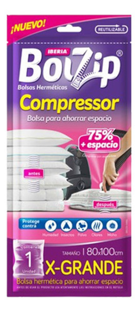 Iberia Bolzip Bolsa Hermética Compressor X-grande 0