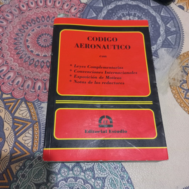 Libro Codigo Aeronautico Editorial Estudio 0