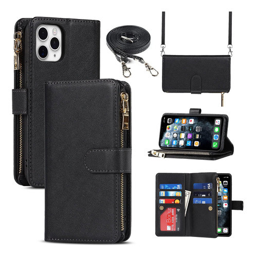 Funda Jaorty Para iPhone 11 Pro Max-negro 0