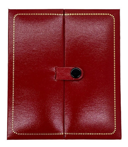 Estuche Cartier Con Botón Color Rojo Premium 0
